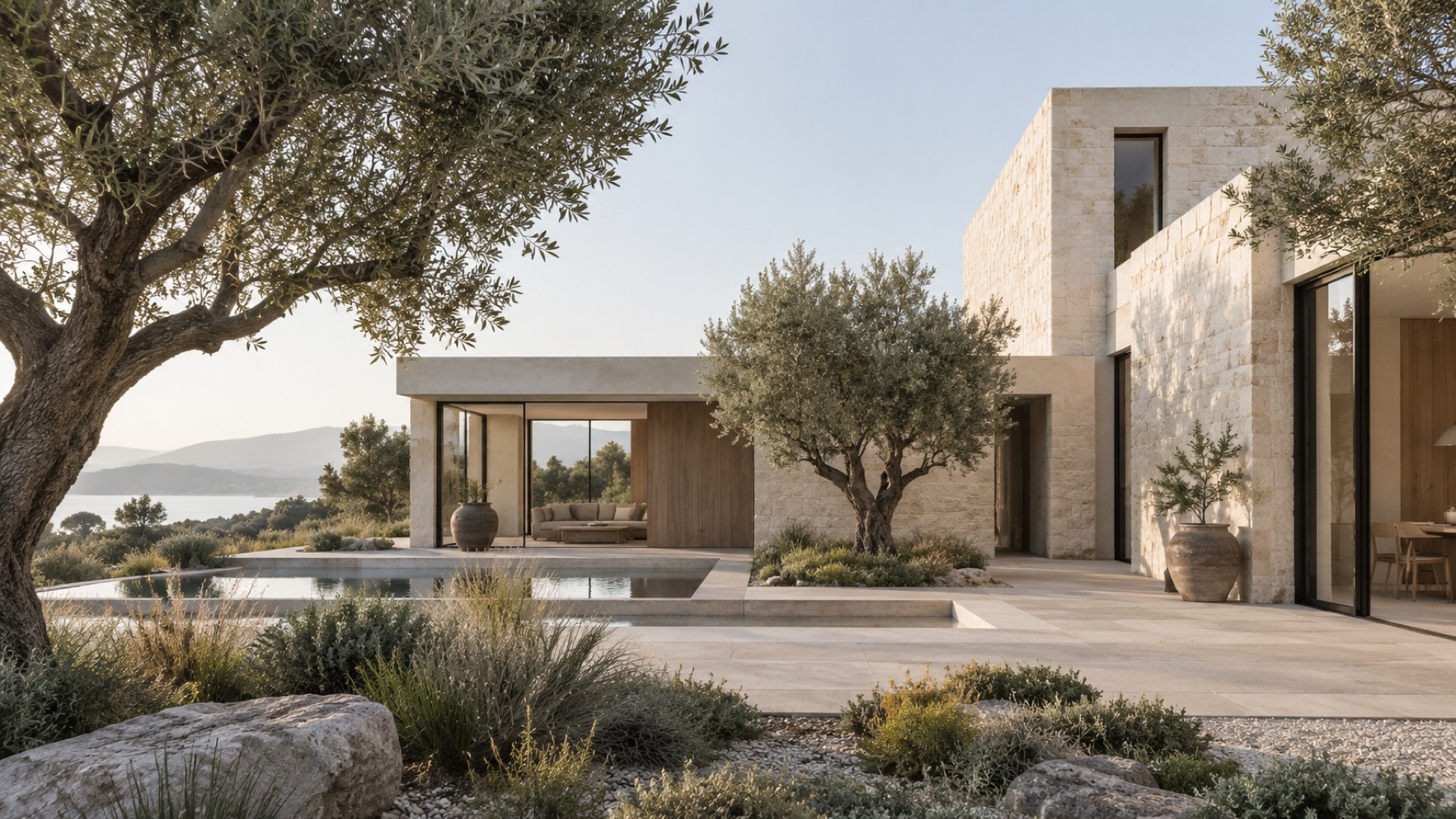 Arquitectura mediterránea ilustrativa